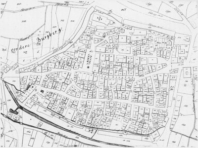 Stara mapa Weinsbergu autorstwa Geometer Jehle