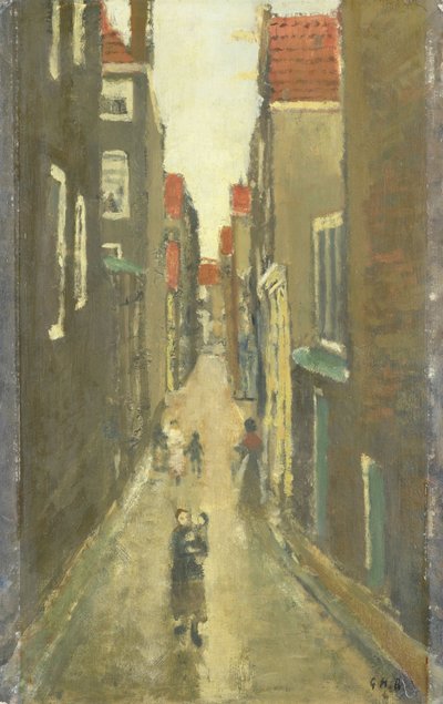 Baanbrugsteeg, Amsterdam autorstwa Georg-Hendrik Breitner