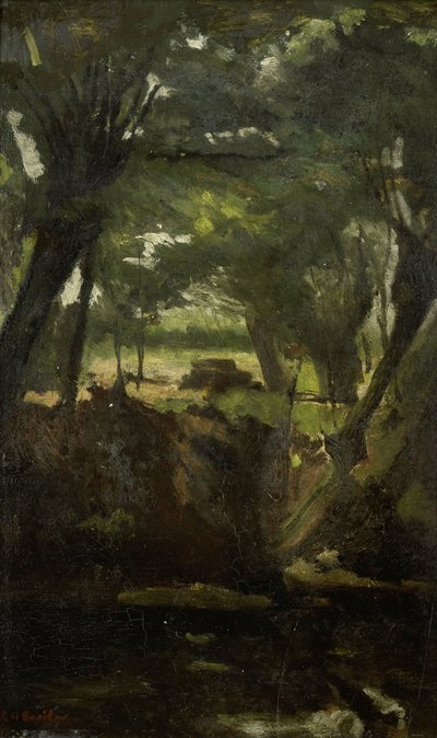 Widok w lesie autorstwa Georg-Hendrik Breitner