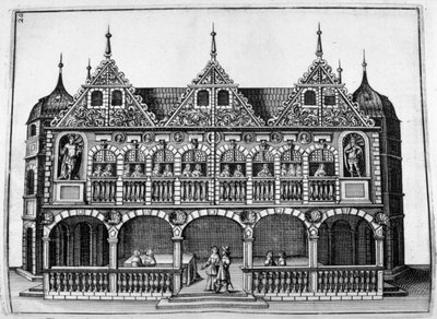 Projekt zamku, 1664 autorstwa Georg Andreas Bockler
