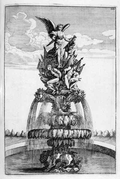 Projekt fontanny, 1664 autorstwa Georg Andreas Bockler
