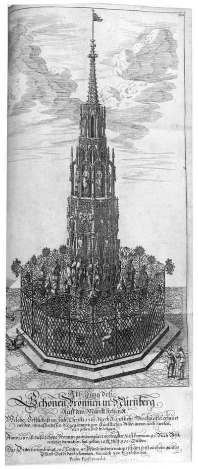 Strona tytułowa Architectura Curiosa Nova, 1664 autorstwa Georg Andreas Bockler