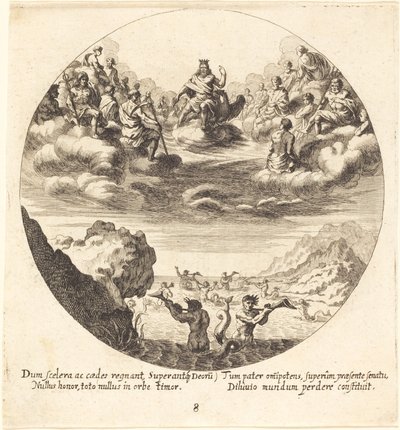 Jowisz i Bogowie autorstwa Georg Andreas Wolfgang the Elder