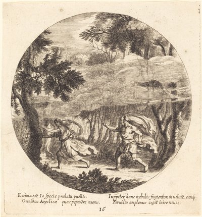 Jowisz i Io autorstwa Georg Andreas Wolfgang the Elder