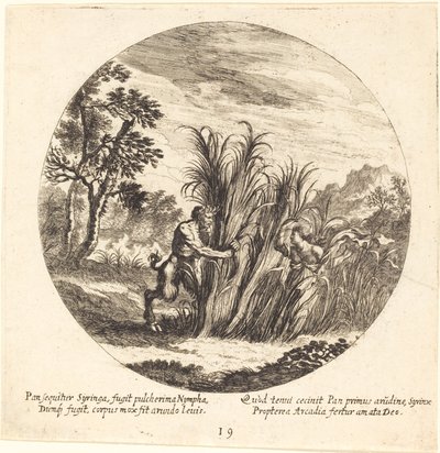 Patelnia i Syrinx autorstwa Georg Andreas Wolfgang the Elder