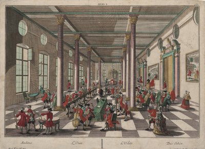 Alegoria słyszenia autorstwa Georg Balthasar Probst