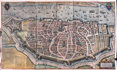 Anversa, Belgia - w "Civitates Orbis Terrarum" Georga Brauna, Kolonia 1617 r. autorstwa Georg Braun