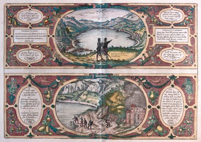 Grota Sybilli - Ostia - Agnano, Włochy w "Civitates Orbis Terrarum" Georga Brauna, Kolonia 1617 r. autorstwa Georg Braun