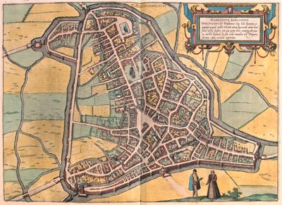 Hertogenbosch, Holandia - w "Civitates Orbis Terrarum" Georga Brauna, Kolonia 1617 r. autorstwa Georg Braun