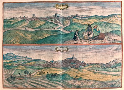 Marchena - Osuna, Katalonia, Hiszpania - w "Civitates Orbis Terrarum" Georga Brauna, Kolonia 1617 r. autorstwa Georg Braun