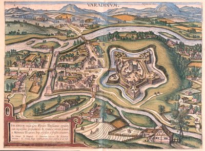Oradea, Romany - w "Civitates Orbis Terrarum" Georga Brauna, Kolonia 1617 r. autorstwa Georg Braun