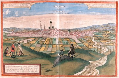 Sankt Polten, Austria - w "Civitates Orbis Terrarum" Georga Brauna, Kolonia 1617 r. autorstwa Georg Braun