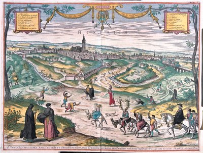 Seviglia, Hiszpania - w "Civitates Orbis Terrarum" Georga Brauna, Kolonia 1617 r. autorstwa Georg Braun
