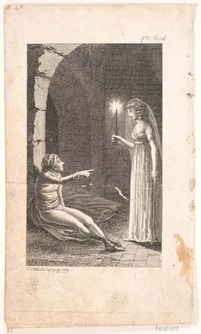 Ilustracja ze sceną więzienną autorstwa Georg Christian Schule