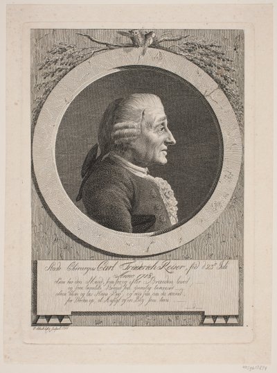 Chirurg C.F. Reiser autorstwa Georg Christian Schule
