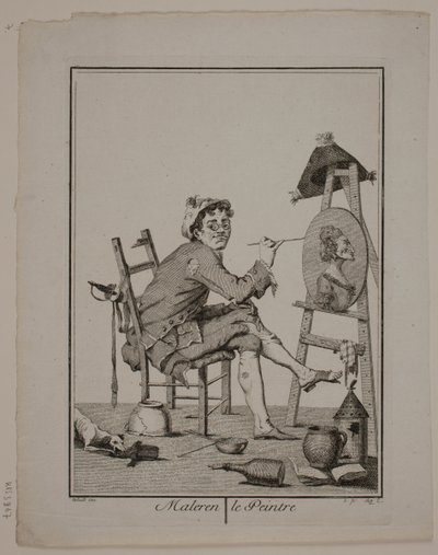 "Malarz" autorstwa Georg Christian Schule
