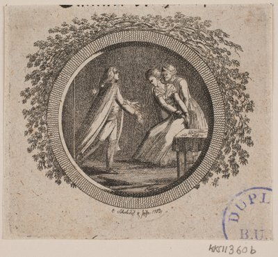 Winieta tytułowa do S. Richardsona: „Historia panny Clarissy Harlowe”, część piąta autorstwa Georg Christian Schule