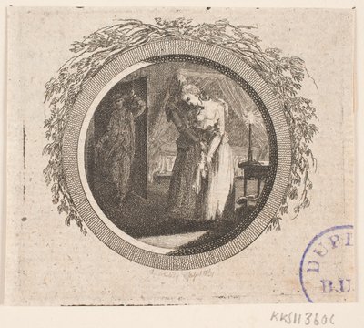 Winieta tytułowa do S. Richardsona: „Historia panny Clarissy Harlowe”, część czwarta autorstwa Georg Christian Schule