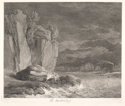 „Widok w Szwajcarii” autorstwa Georg Christian Schule