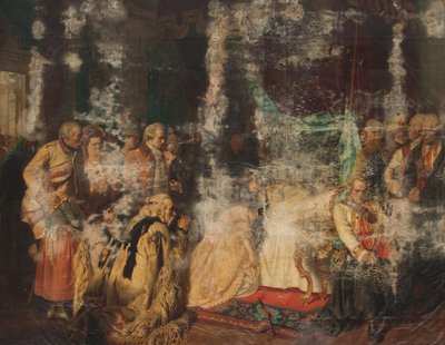 Cesarz Józef II na łożu śmierci autorstwa Georg Conräder