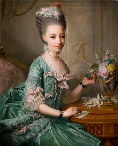 Księżniczka Sophie Friederike autorstwa Georg David Matthieu