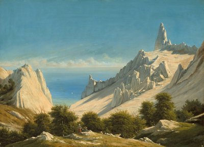 Widok Sommerspiret, Klify Mon, 1846. autorstwa Georg Emil Libert