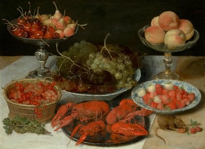 Martwa natura z owocami i rakami autorstwa Georg Flegel