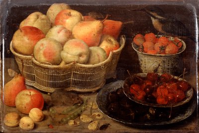 Martwa natura z owocami, koniec XVI i początek XVII wieku autorstwa Georg Flegel