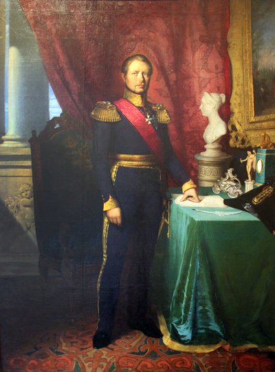 Erhardt król Wilhelm I Wirtembergii angoria autorstwa Georg Friedrich Erhardt