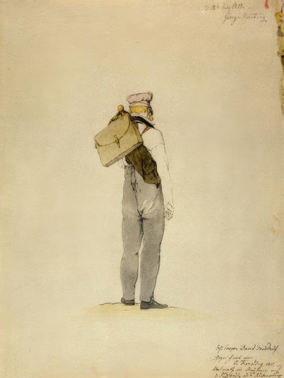 CD Friedrich na pieszej wycieczce po Karkonoszach autorstwa Georg Friedrich Kersting