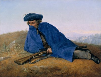 niemiecki: Auf Vorposten On Outpost autorstwa Georg Friedrich Kersting