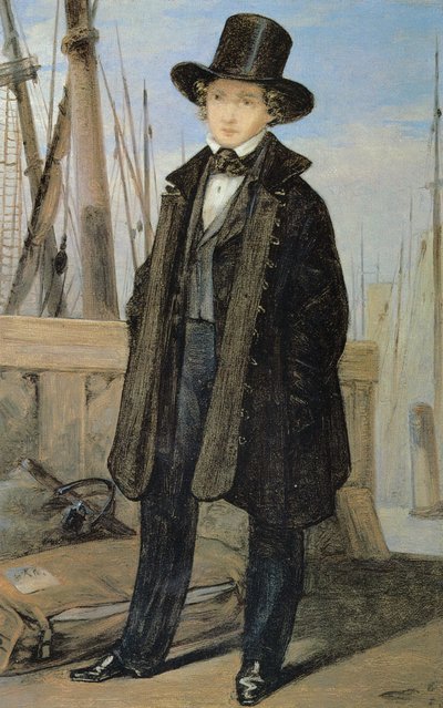Richard Kersting przed wyjazdem do Rygi autorstwa Georg Friedrich Kersting