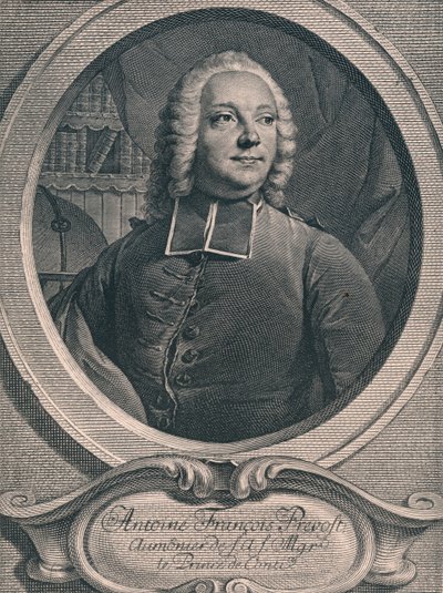Antoine Francois Prevost, 1745. autorstwa Georg Friedrich Schmidt