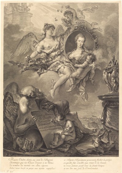 Louise Albertine de Brandt, baronowa von Grapendorf autorstwa Georg Friedrich Schmidt, after Pierre Le Sueur