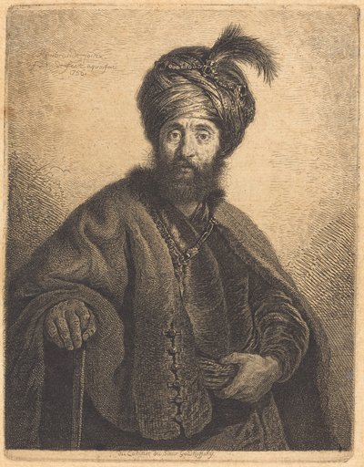 Perski autorstwa Georg Friedrich Schmidt after Rembrandt van Rijn