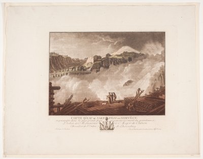 Wodospad Sarp-Foss w Norwegii autorstwa Georg Haas