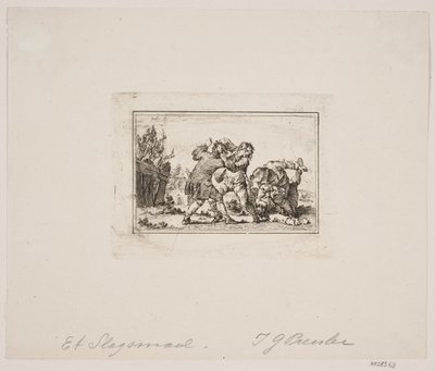 Chłopska bójka autorstwa Georg Haas