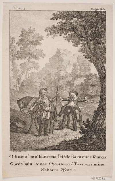 Ilustracja do Don Kichota autorstwa Georg Haas