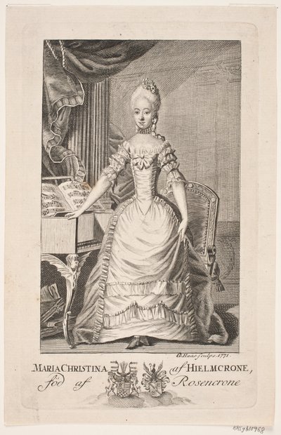 Maria Krystyna Hielmcrone autorstwa Georg Haas