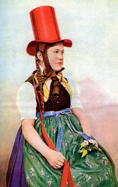 Leśna dziewica w niedzielnej sukience, 1922. autorstwa Georg Haeckel