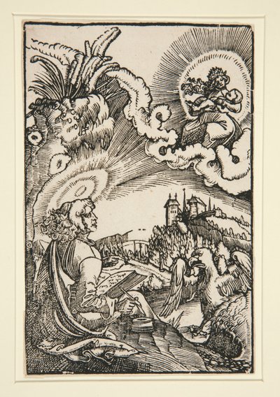 Św. Jan na Patmos autorstwa Georg Lemberger