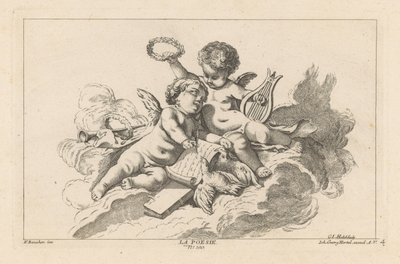 Poëzie La Poesie (tytuł na obiekcie) Livre des Arts (tytuł serii) autorstwa Georg Leopold Hertel