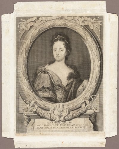 Anna Maria Luisa autorstwa Georg Martin Preissler