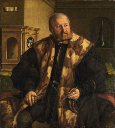Portret norymberskiego mincmistrza Jörga Herza autorstwa Georg Pencz