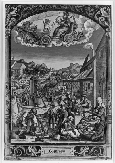 Siedem planet: Saturn autorstwa Georg Pencz