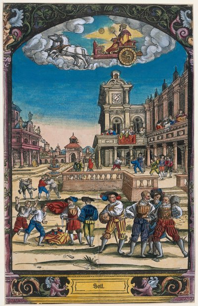 Die sieben Planeten: Sonne autorstwa Georg Pencz