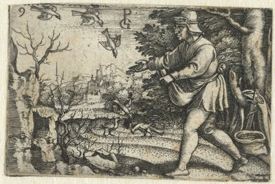 Przypowieść o siewcy Życie Chrystusa (tytuł serii) autorstwa Georg Pencz
