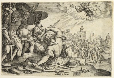 Nawrócenie św. Pawła autorstwa Georg Pencz