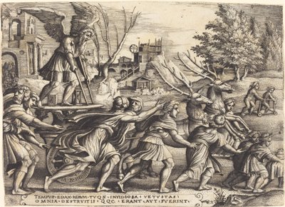 Triumf czasu autorstwa Georg Pencz