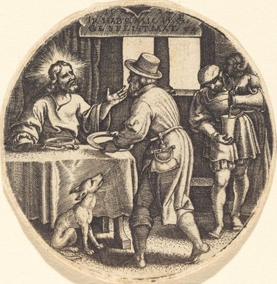 Nakarmić głodnych autorstwa Georg Pencz